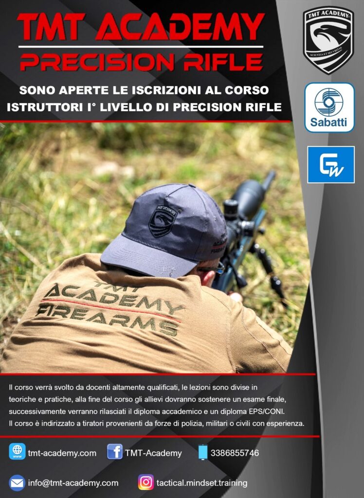 TMT Academy | ISTRUTTORI 1° LIVELLO DI PRECISION RIFLE